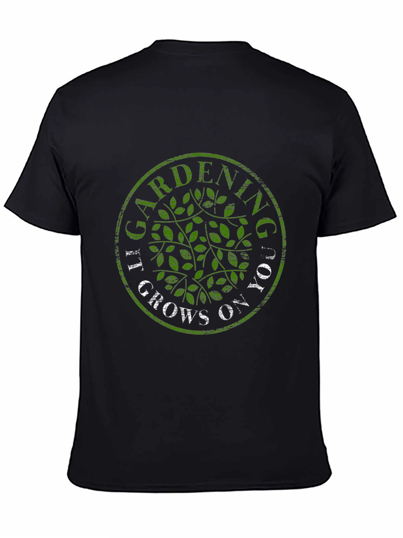 Gardening Grows On You T-Shirt - Black