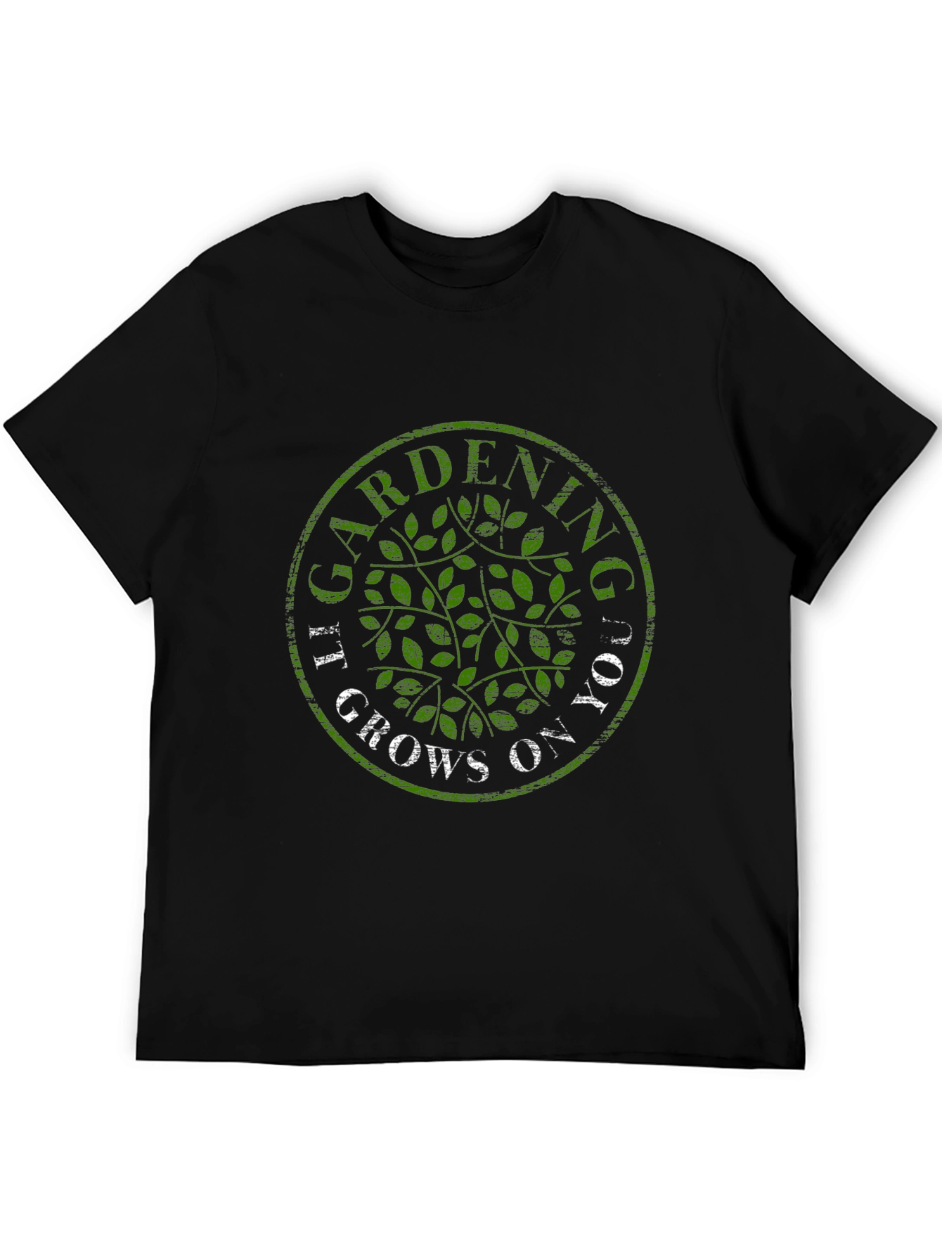 Gardening Grows On You T-Shirt - Black