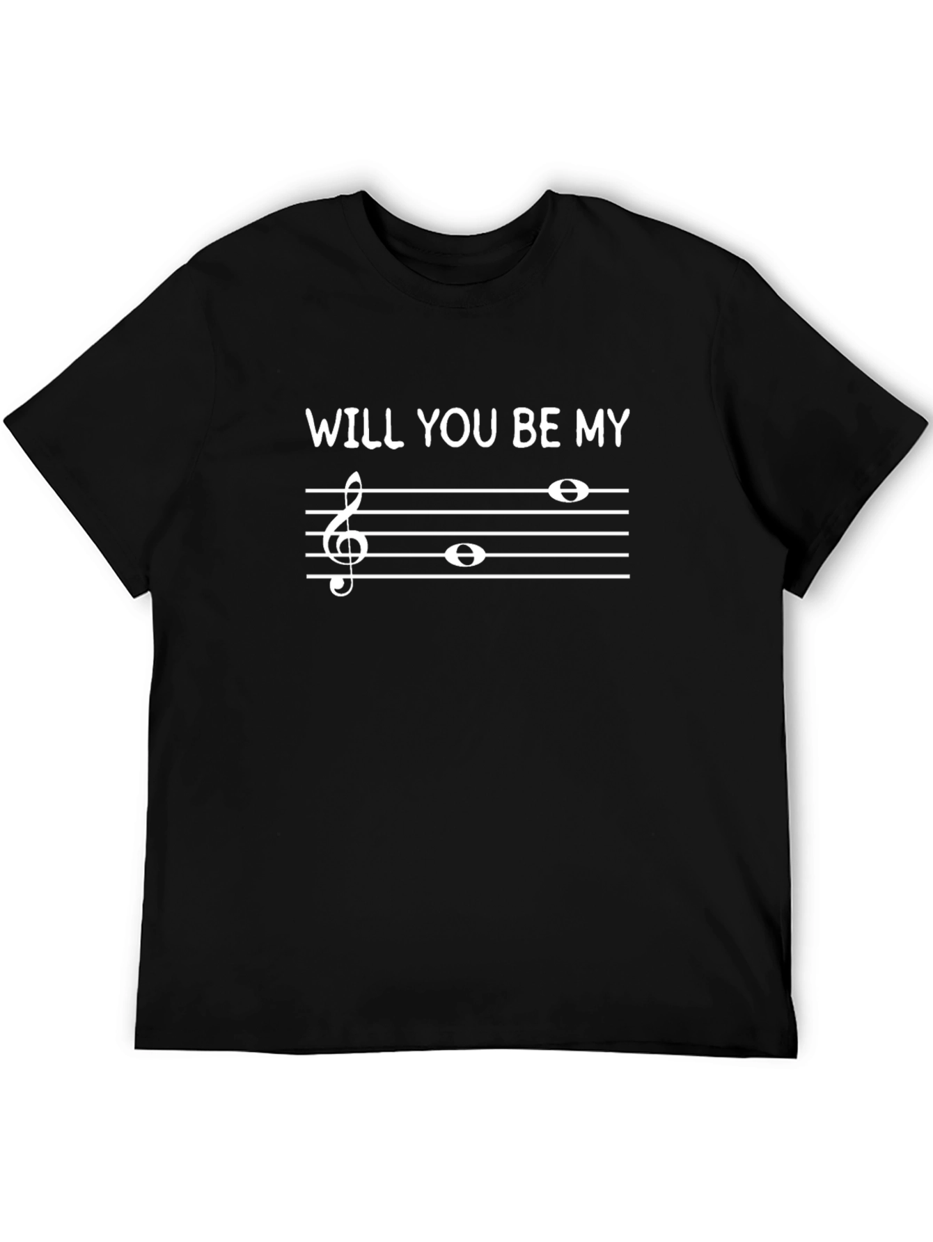 Musical Proposal T-Shirt - Will You Be My B♭