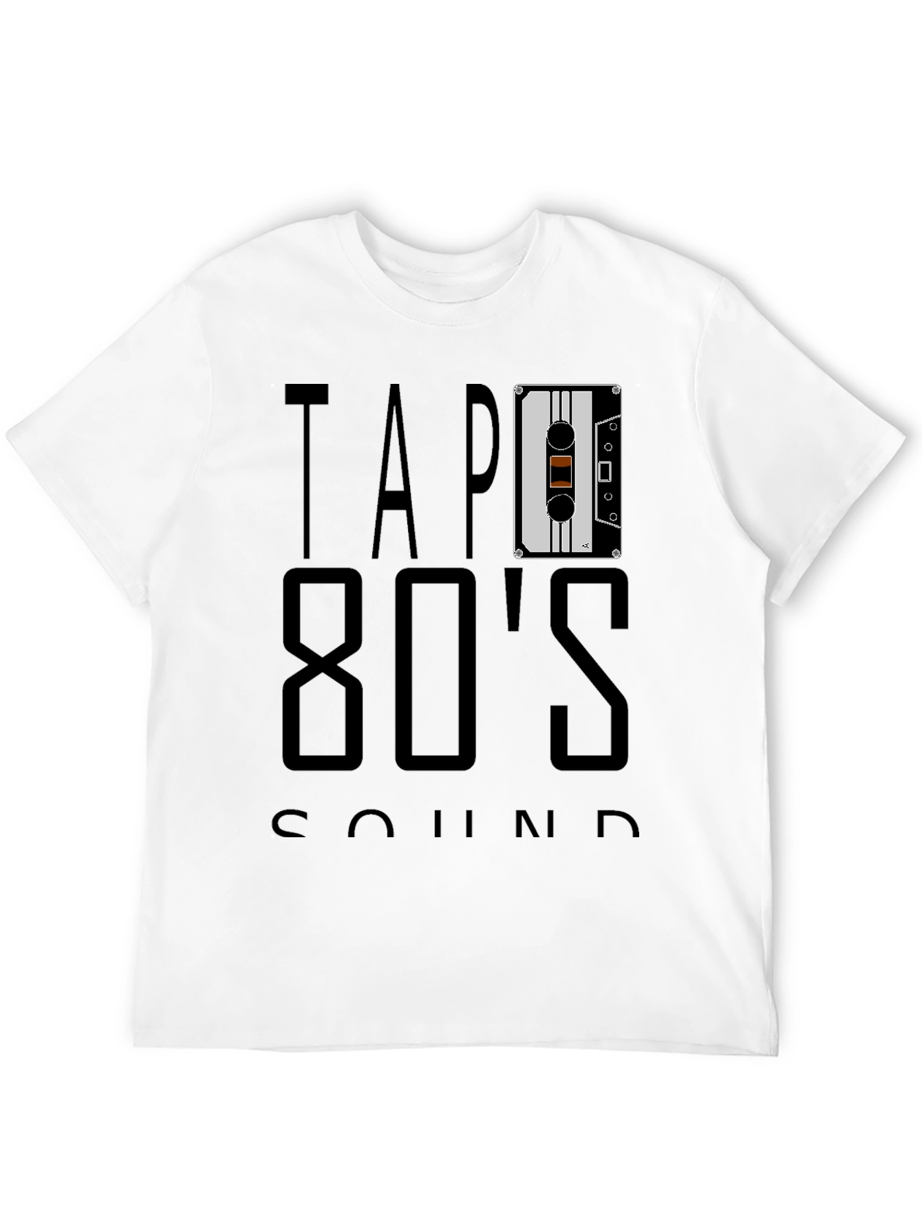 Retro 80s Sound Cassette Tape T-Shirt