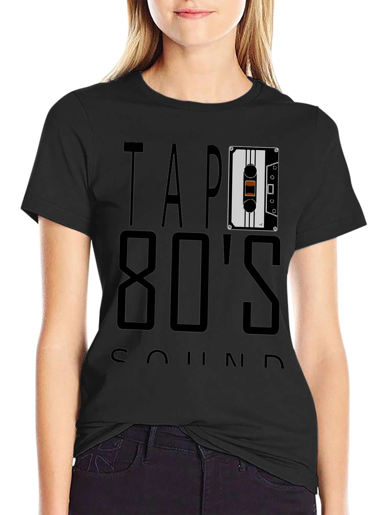 Retro 80s Sound Cassette Tape T-Shirt