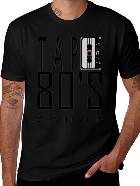 Retro 80s Sound Cassette Tape T-Shirt