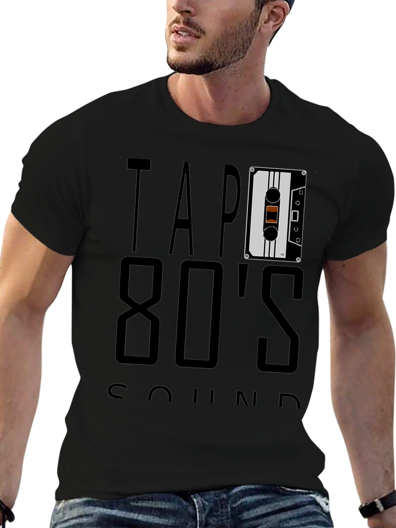 Retro 80s Sound Cassette Tape T-Shirt