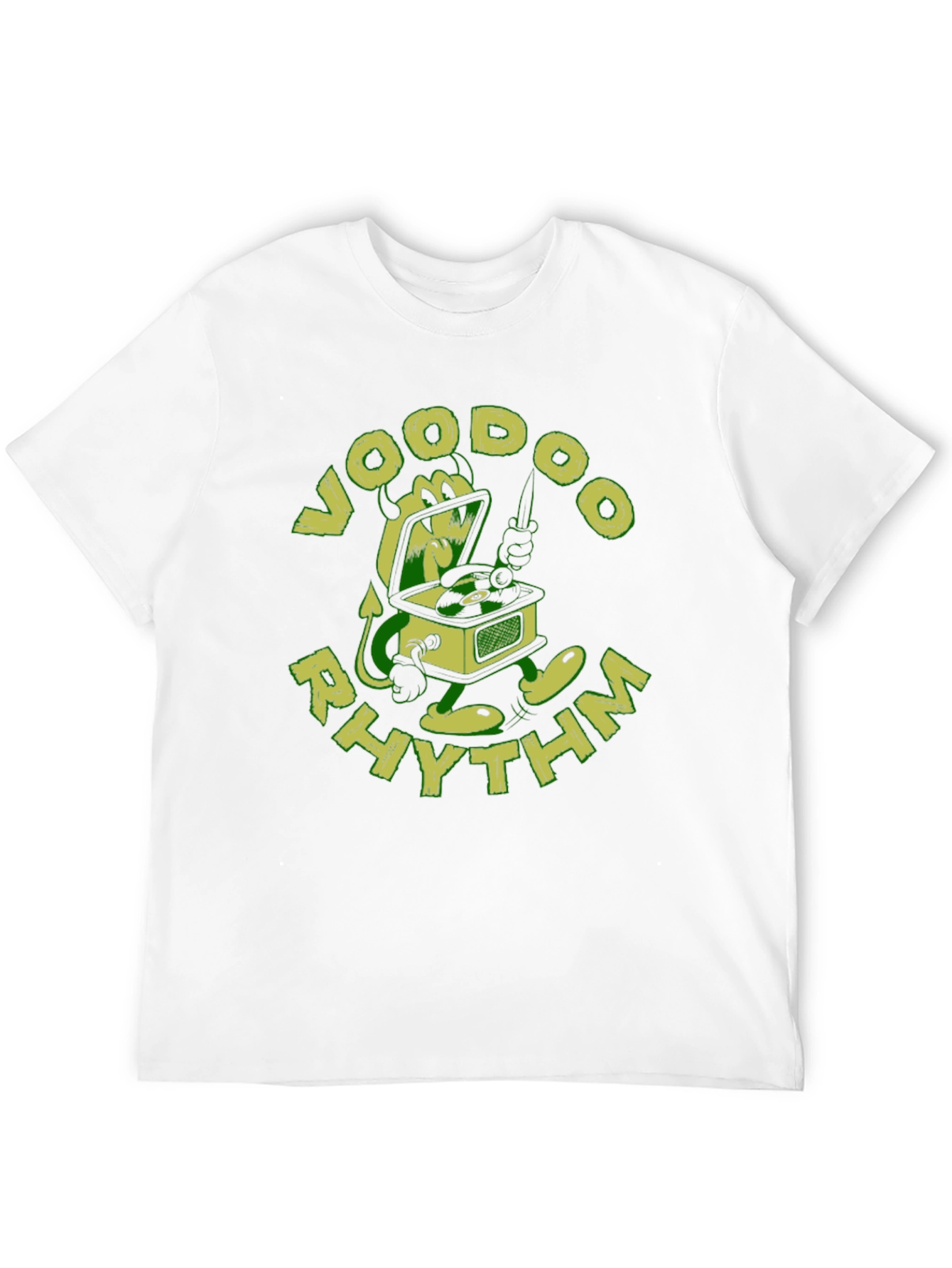 Voodoo Rhythm Graphic Black T-Shirt