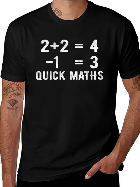 Quick Maths T-Shirt Funny Equation Tee