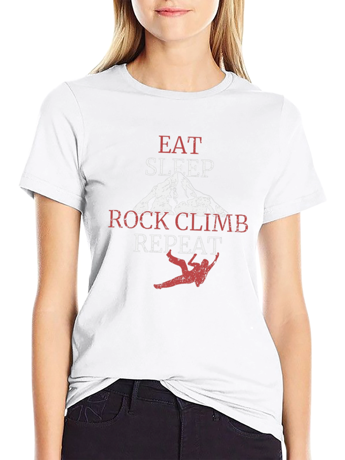 Eat Sleep Rock Climb Repeat T-Shirt