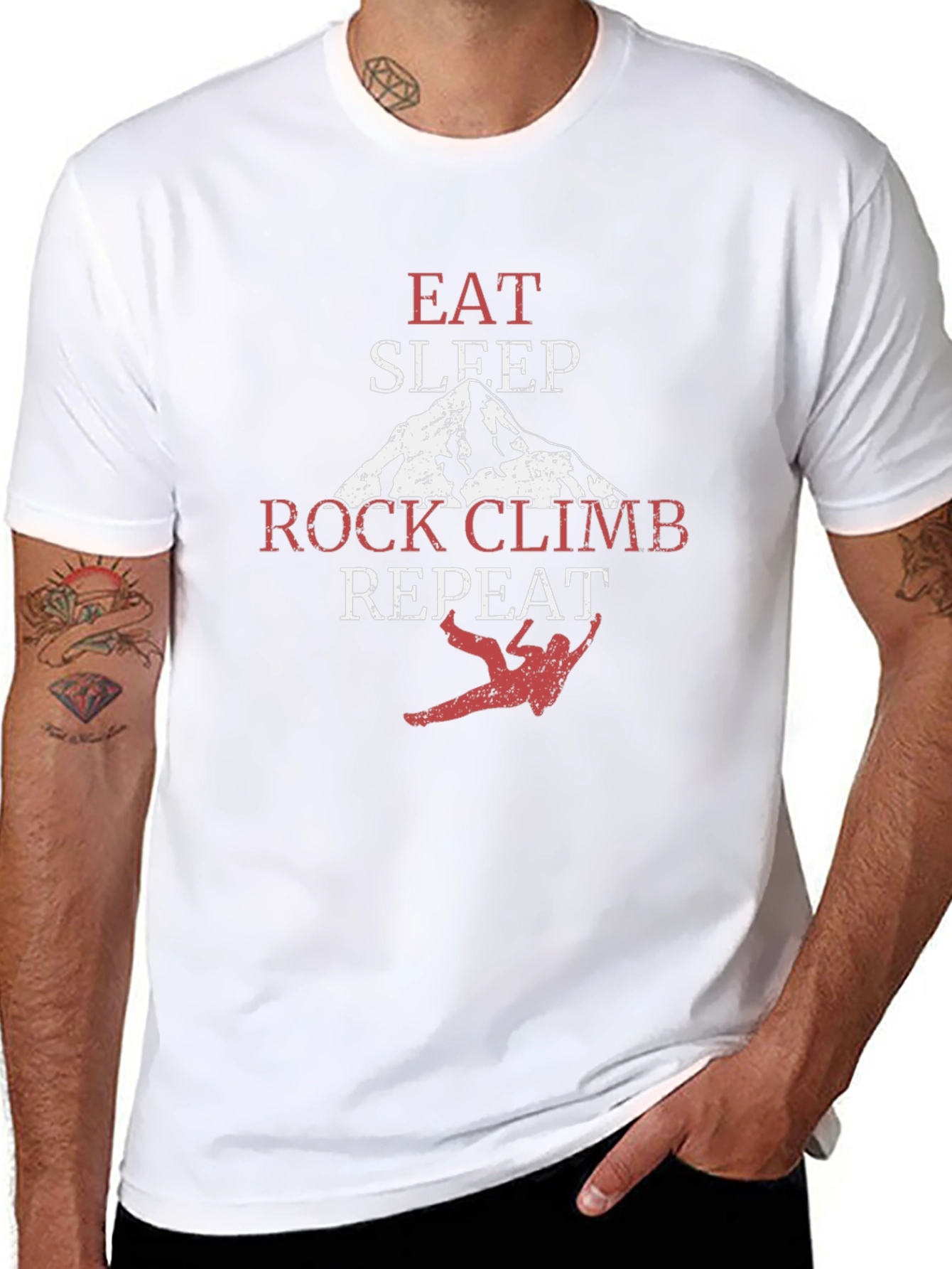 Eat Sleep Rock Climb Repeat T-Shirt