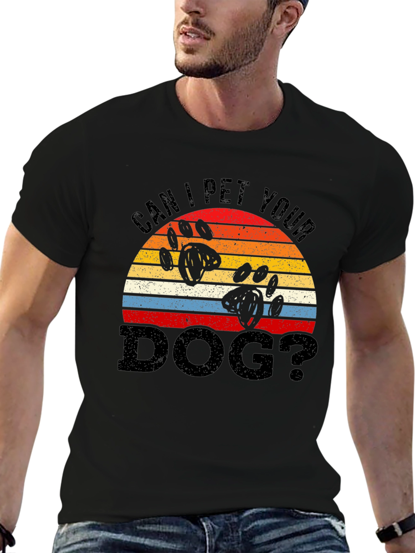 Can I Pet Your Dog? Retro Graphic Tee
