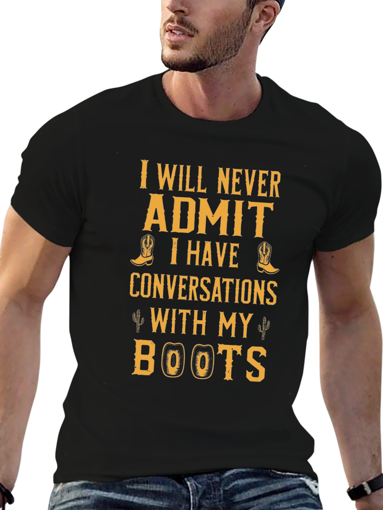Cowboy Boot Conversation T-Shirt