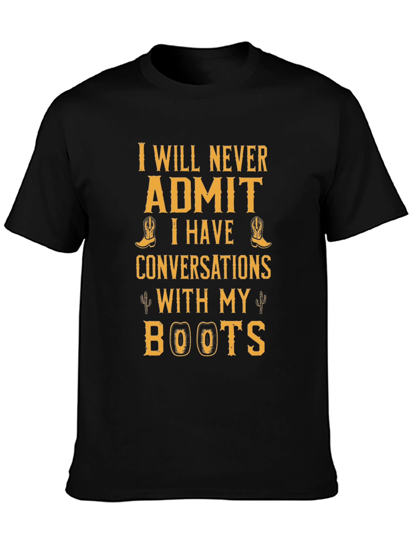 Cowboy Boot Conversation T-Shirt