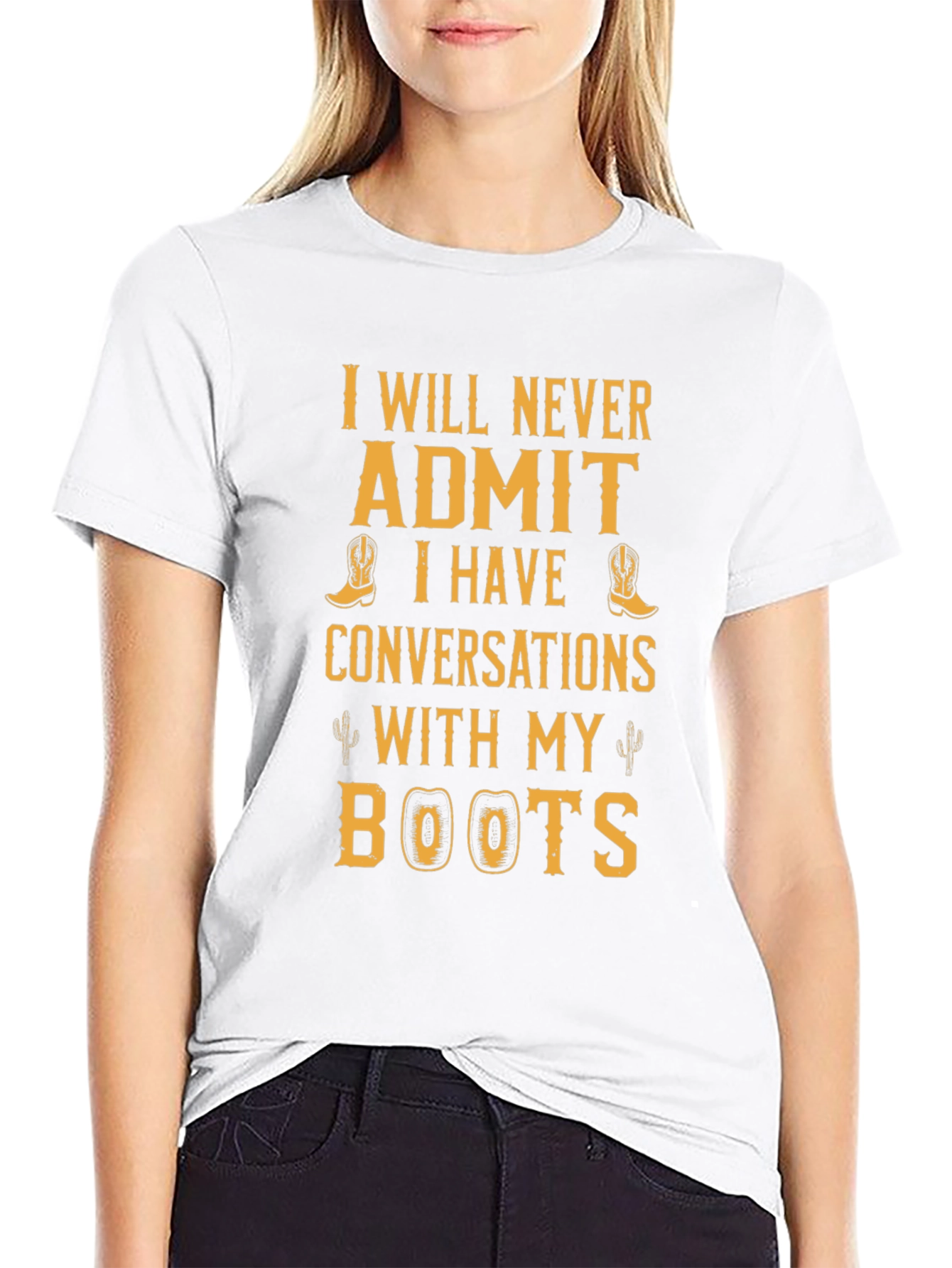 Cowboy Boot Conversation T-Shirt