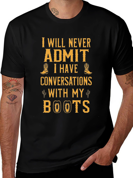 Cowboy Boot Conversation T-Shirt