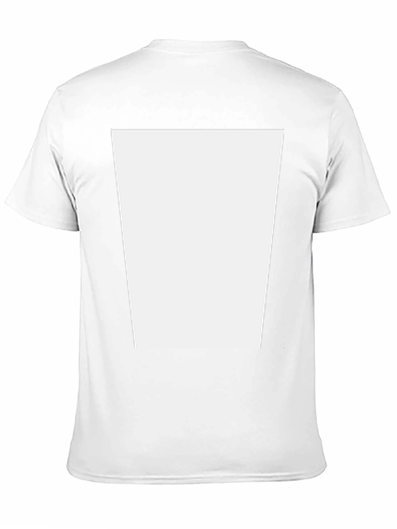 Classic Black T-Shirt with Customizable Print Area