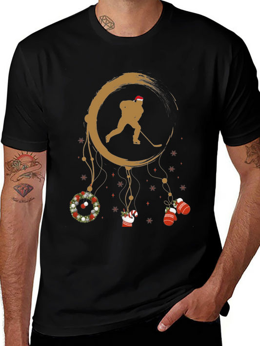 Holiday Hockey Dreamcatcher Graphic Tee