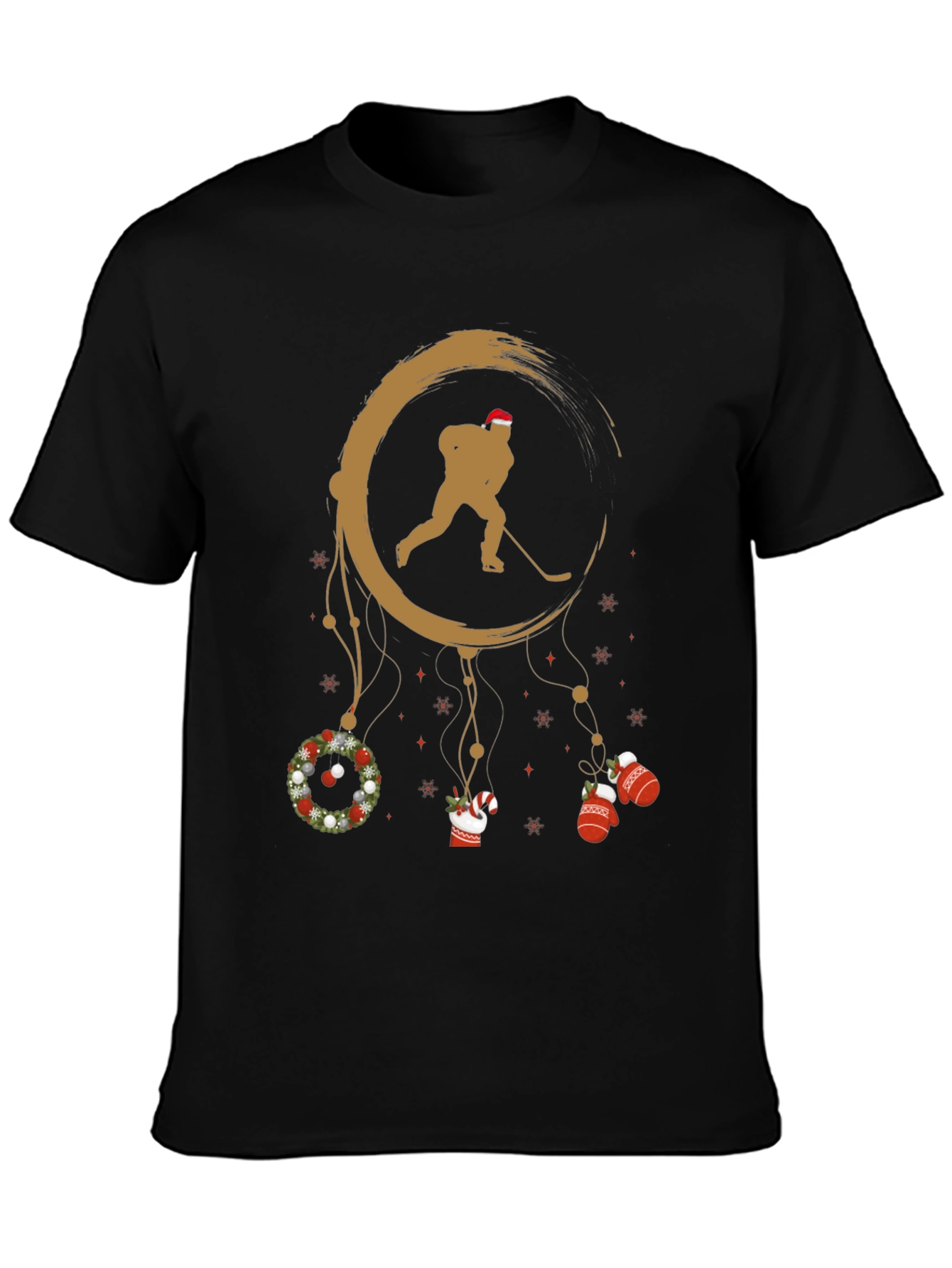 Holiday Hockey Dreamcatcher Graphic Tee