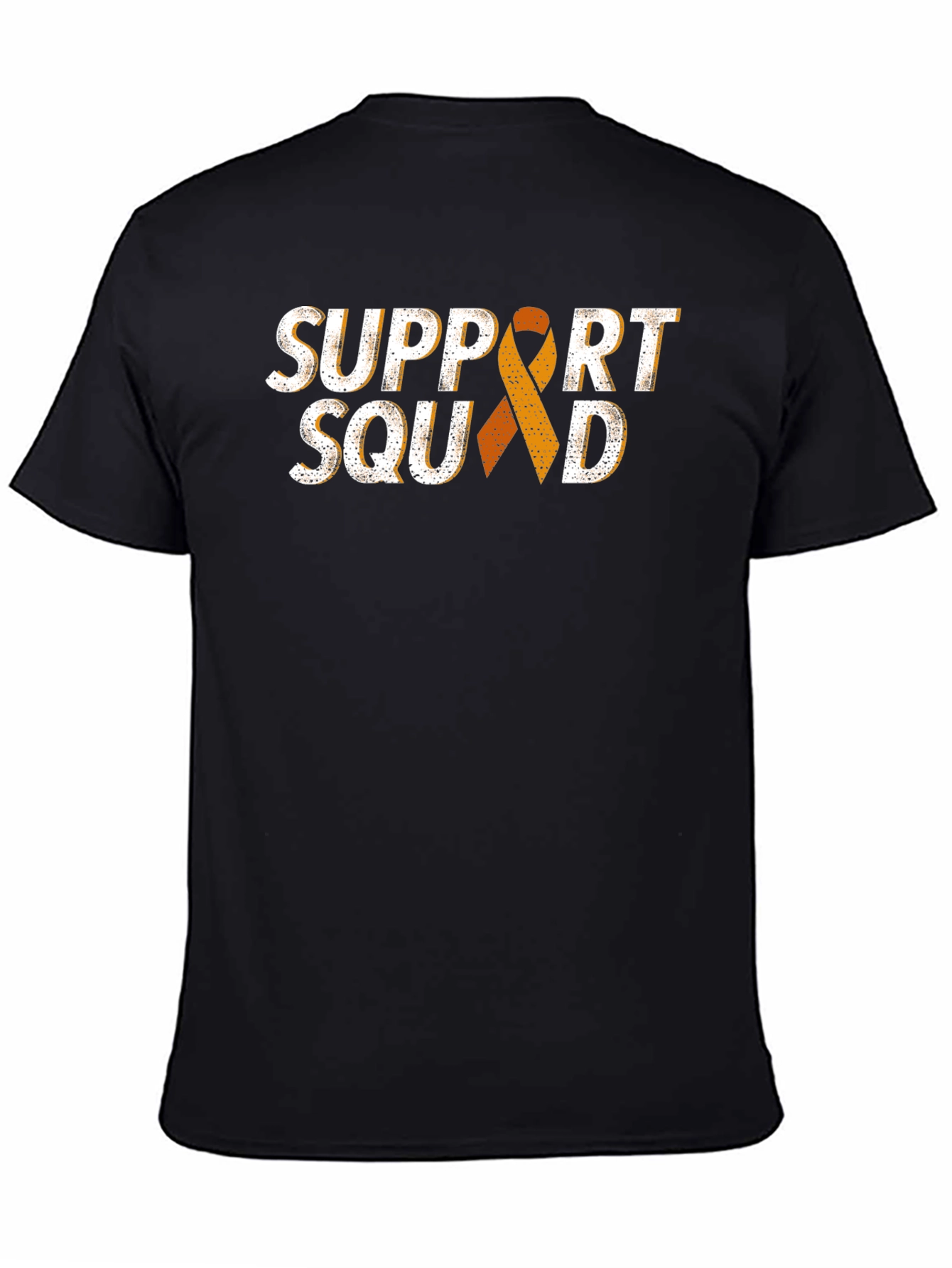 Support Squad T-Shirt - Black Ribbon Awareness Tee