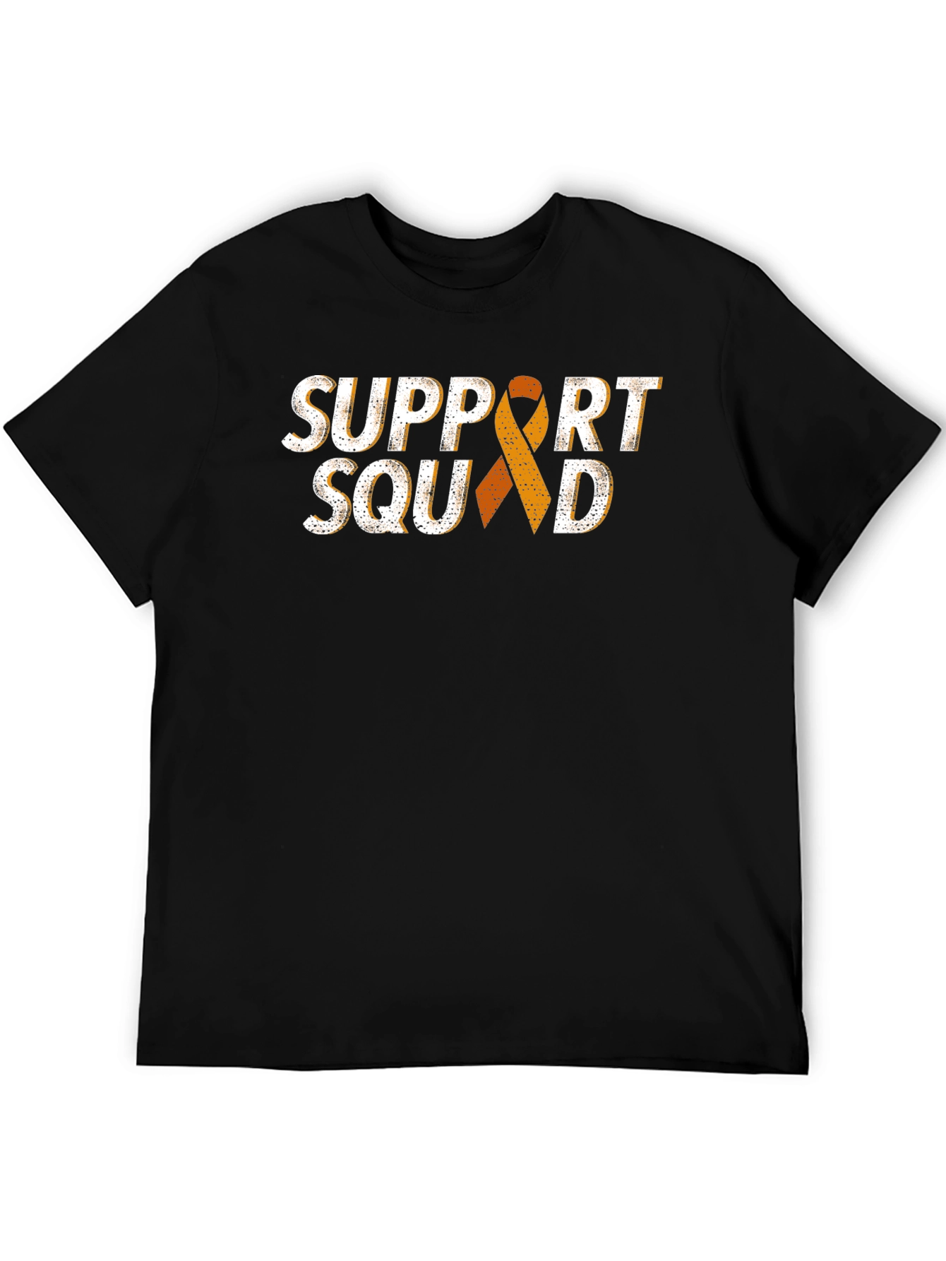 Support Squad T-Shirt - Black Ribbon Awareness Tee