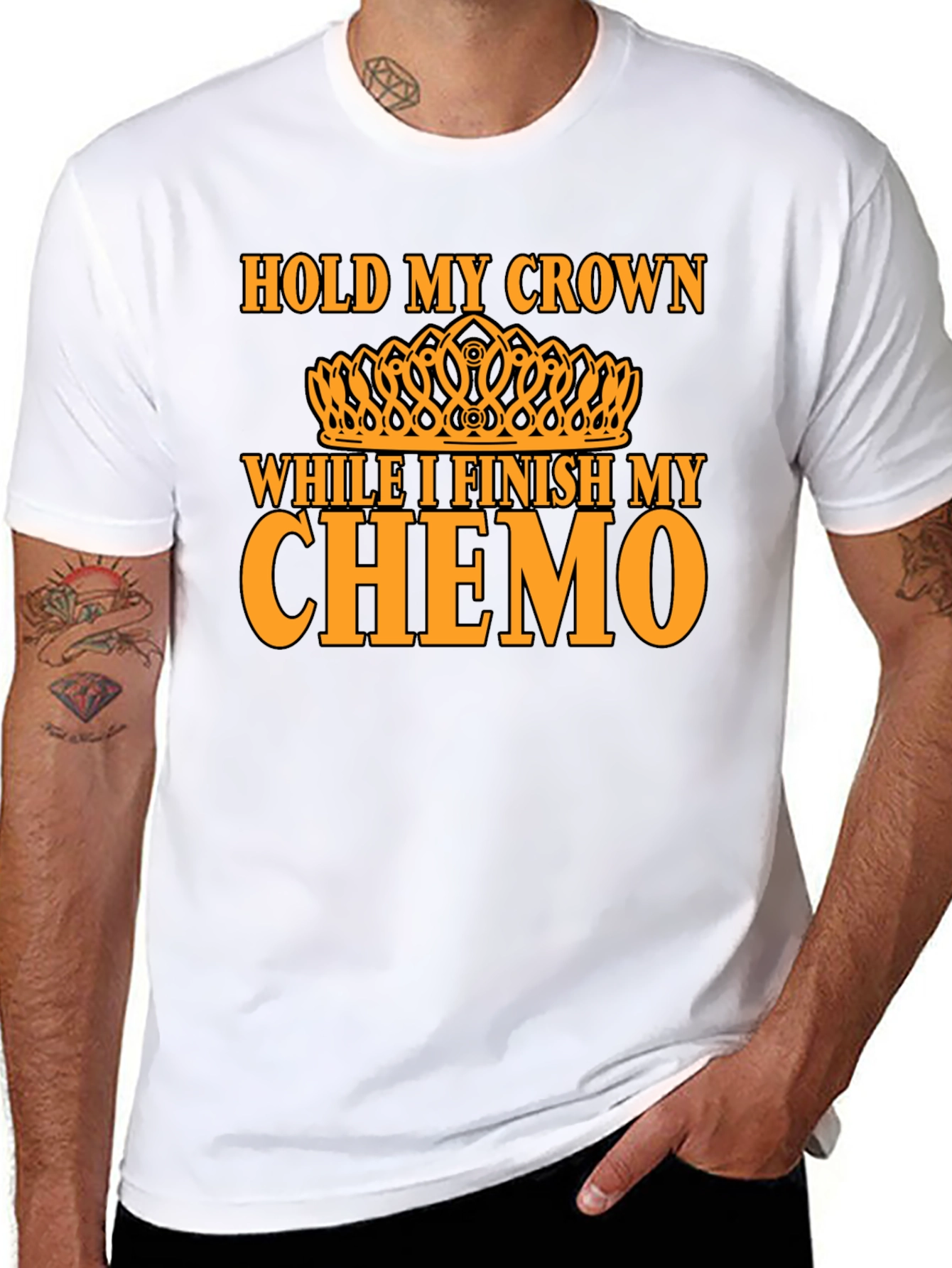 Hold My Crown Chemo T-Shirt - Unisex Graphic Tee
