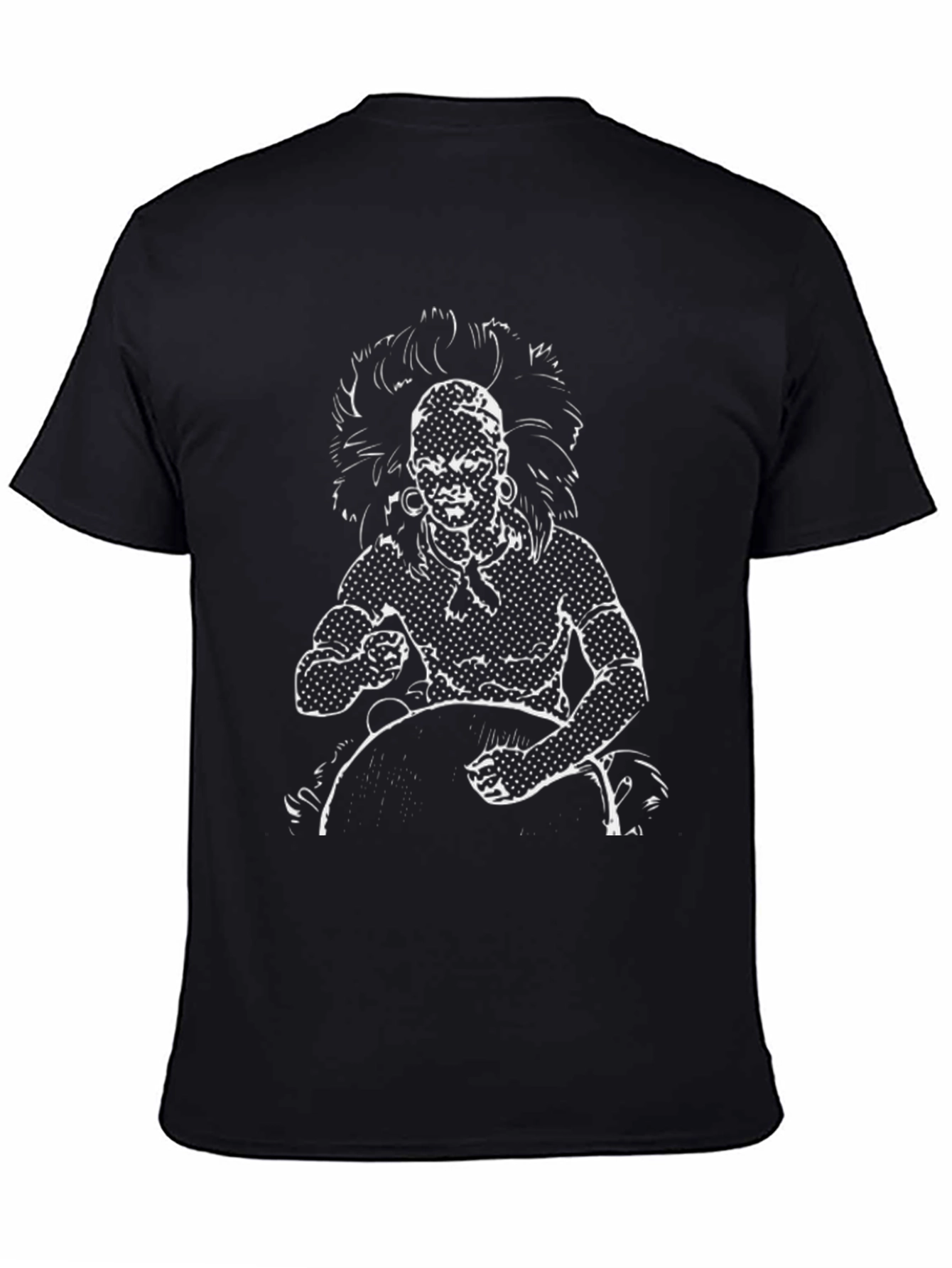 Tribal Drummer Graphic Tee - Bold & Unique