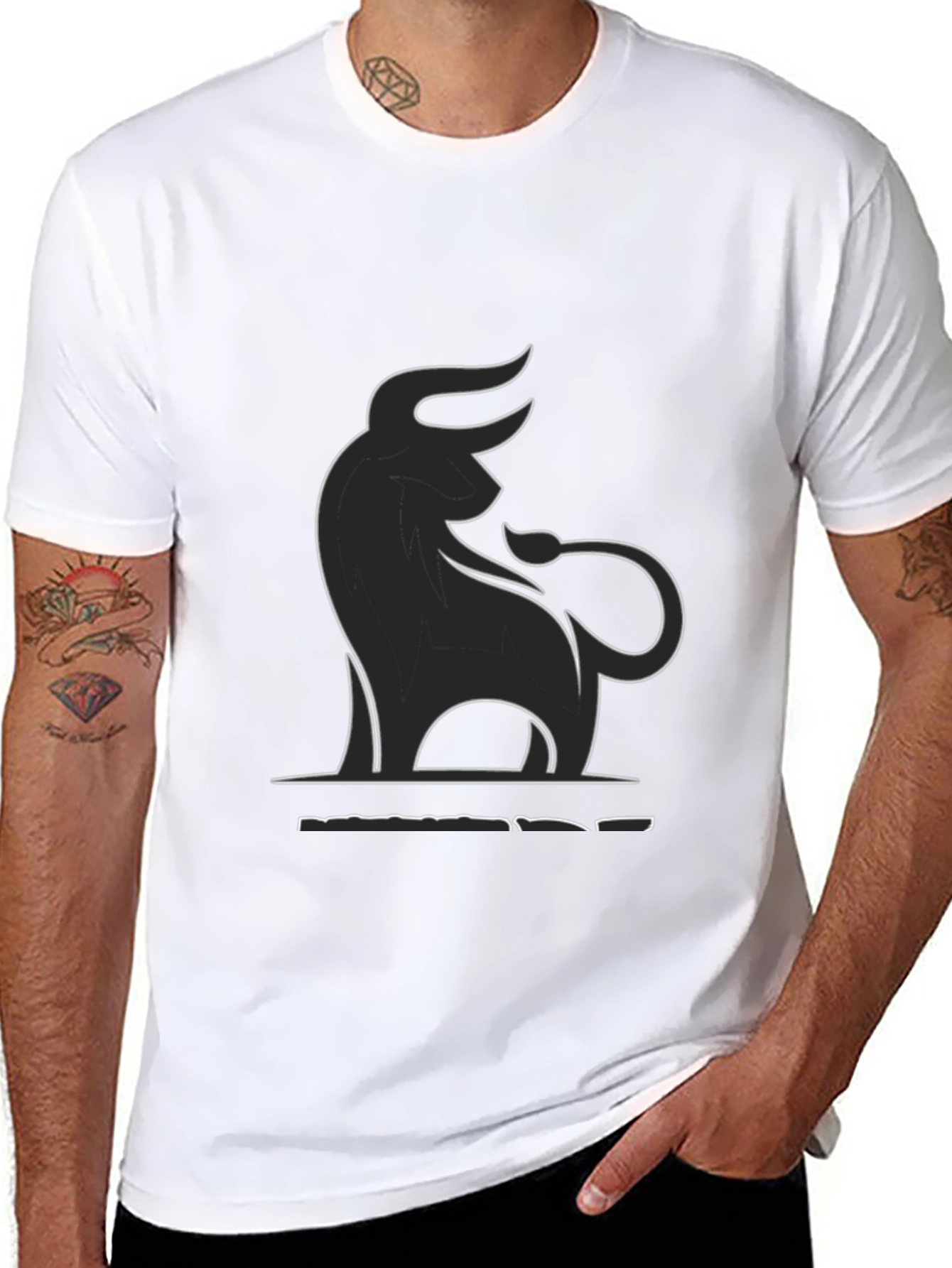 Black Bull Graphic Tee - Stylish & Comfortable
