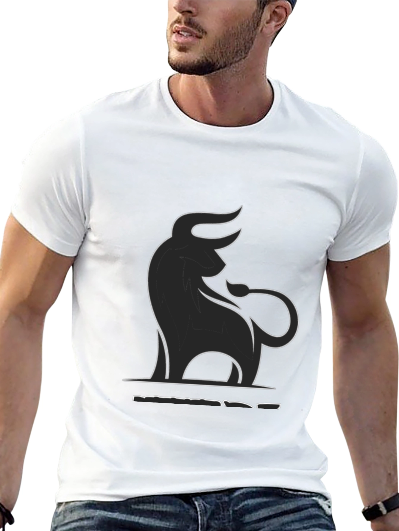 Black Bull Graphic Tee - Stylish & Comfortable