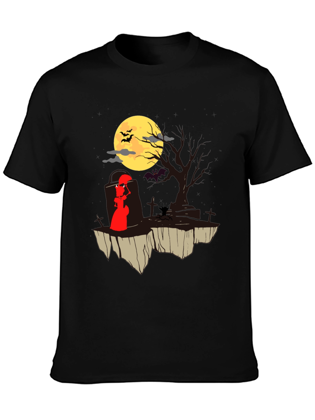 Halloween T-Shirt: Grim Reaper Moon Design