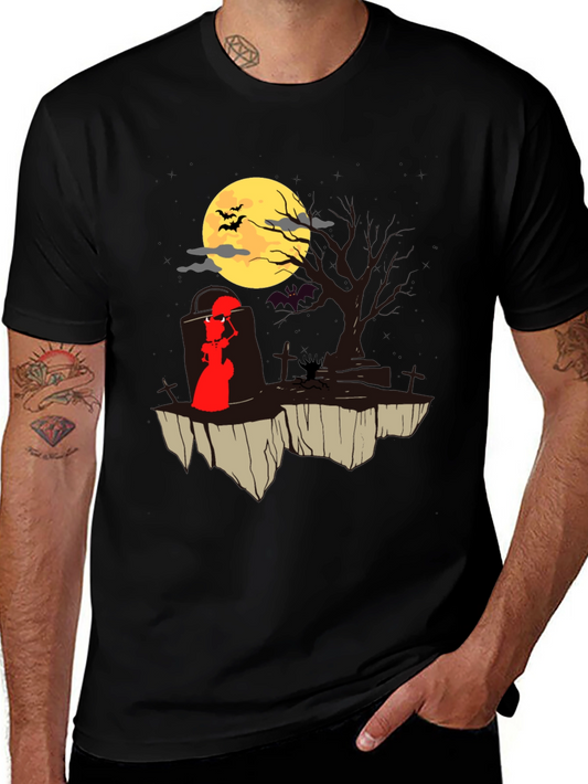 Halloween T-Shirt: Grim Reaper Moon Design