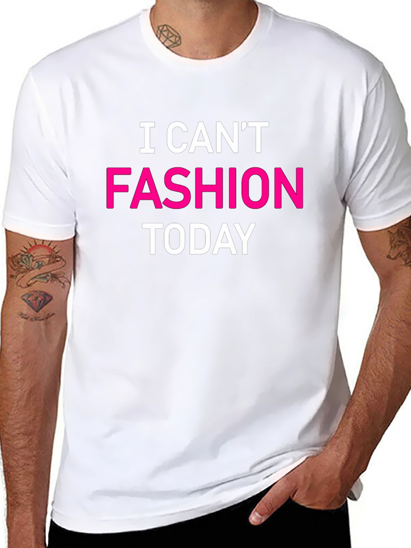 I Cant Fashion Today Graphic Tee