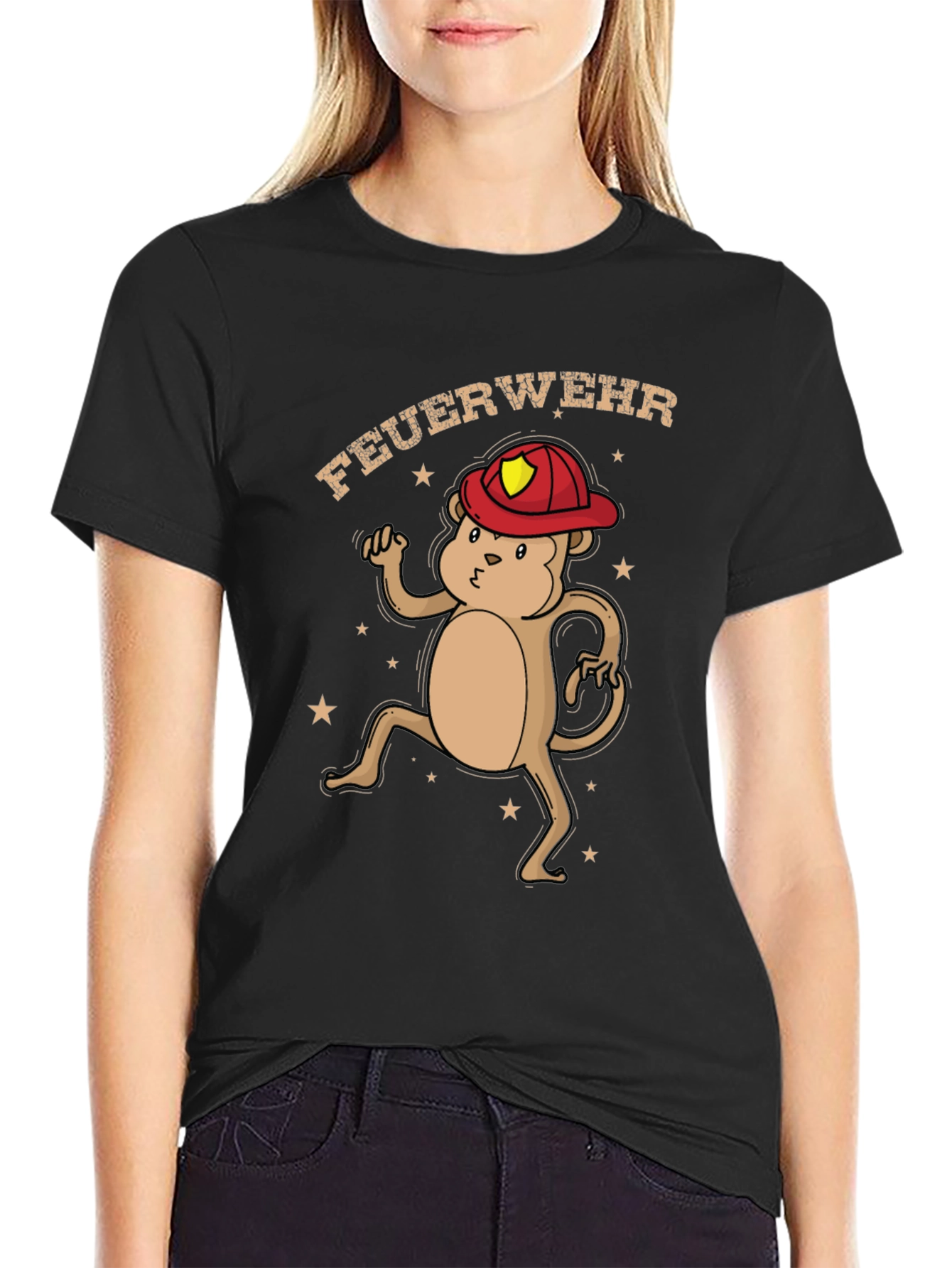 Firefighter Monkey T-Shirt - Unisex