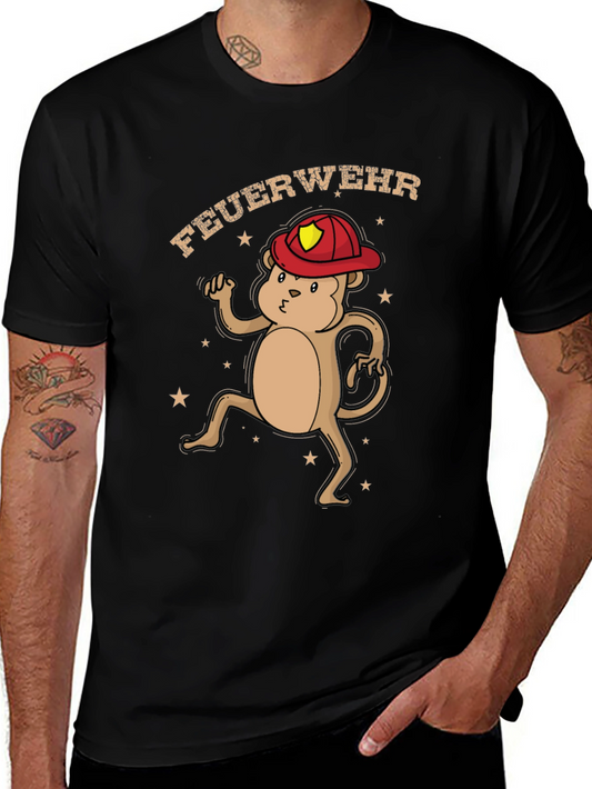 Firefighter Monkey T-Shirt - Unisex