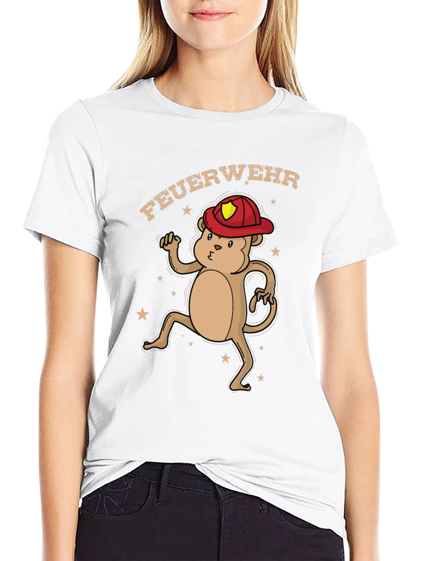 Firefighter Monkey T-Shirt - Unisex