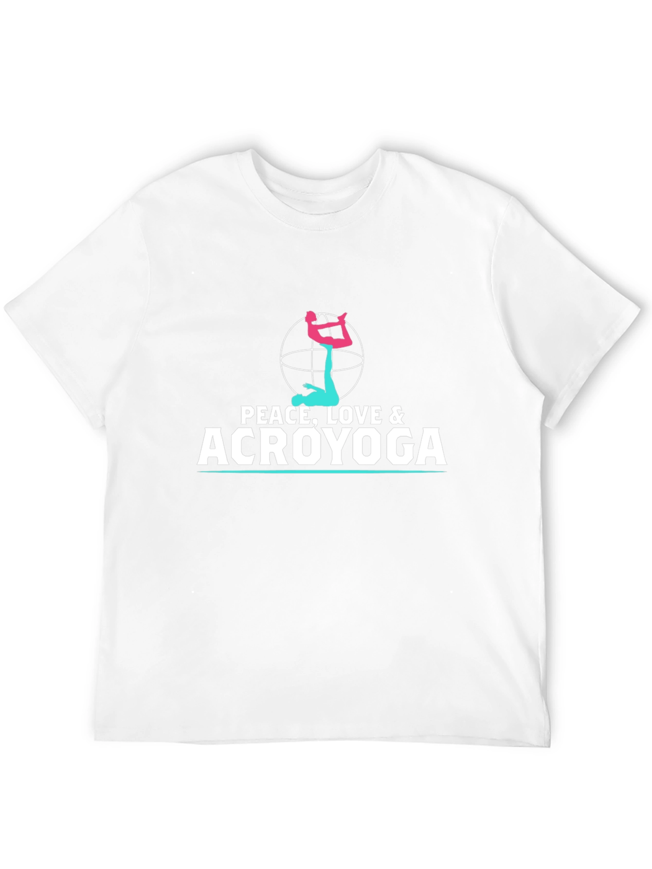 Peace Love Acroyoga Black T-Shirt