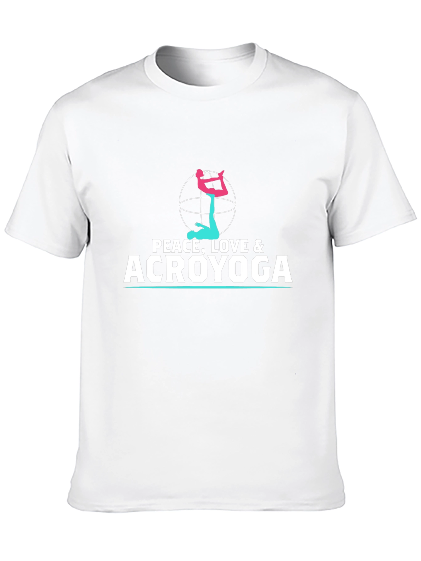 Peace Love Acroyoga Black T-Shirt