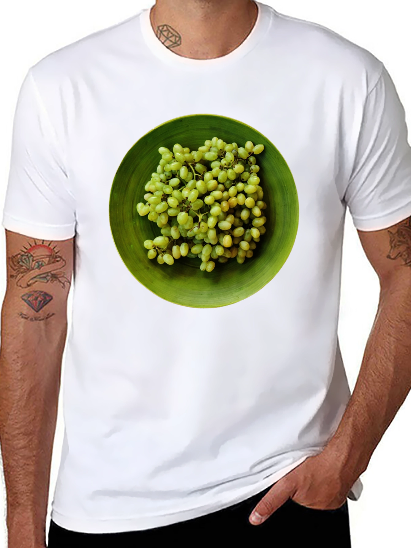 Grapes Graphic Tee - Stylish Fruit Lover T-Shirt