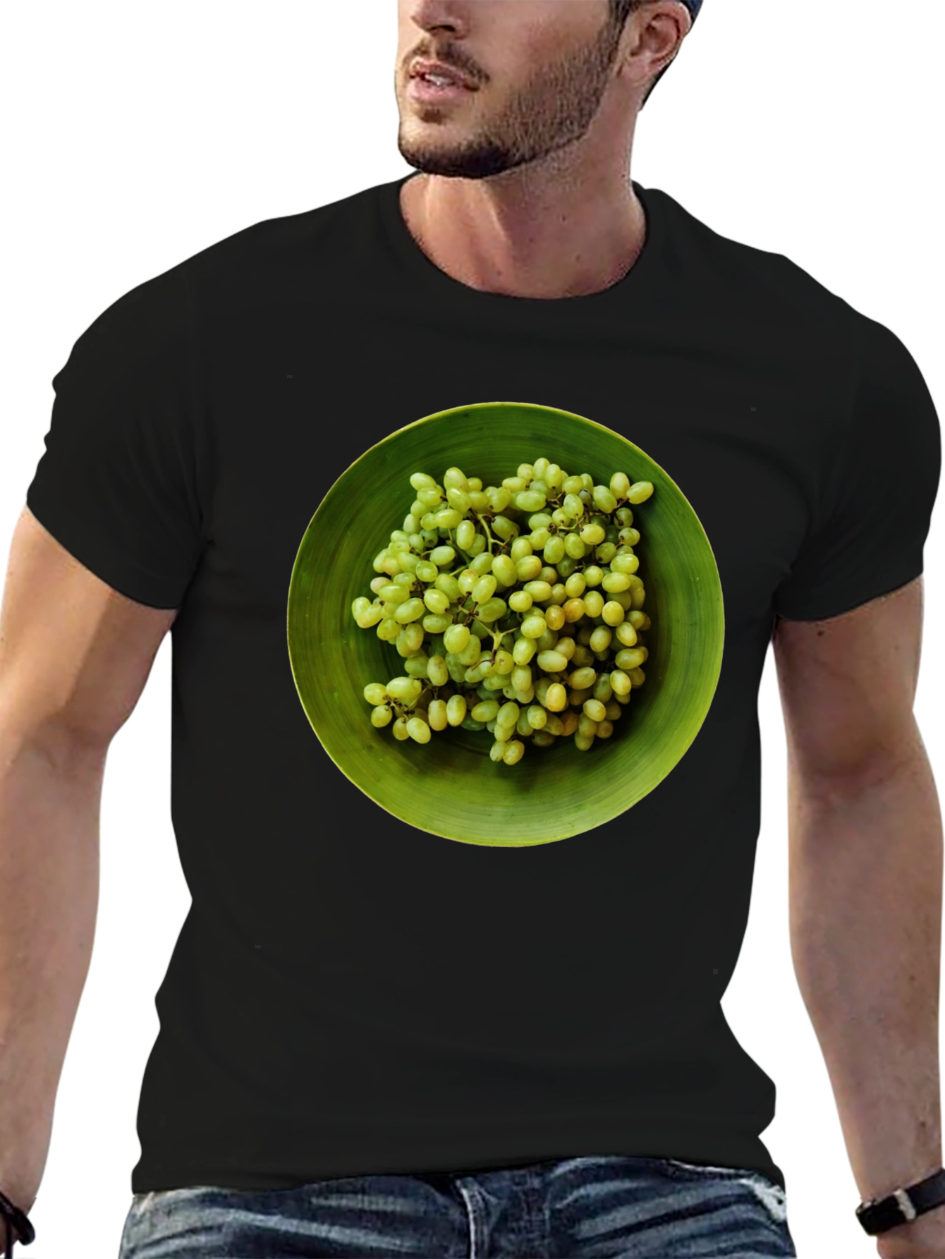 Grapes Graphic Tee - Stylish Fruit Lover T-Shirt