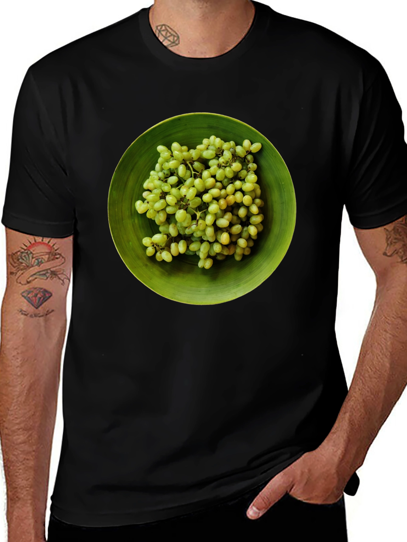Grapes Graphic Tee - Stylish Fruit Lover T-Shirt
