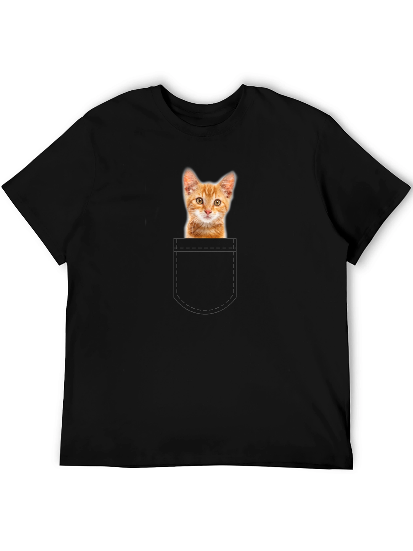 Ginger Kitten Pocket T-Shirt