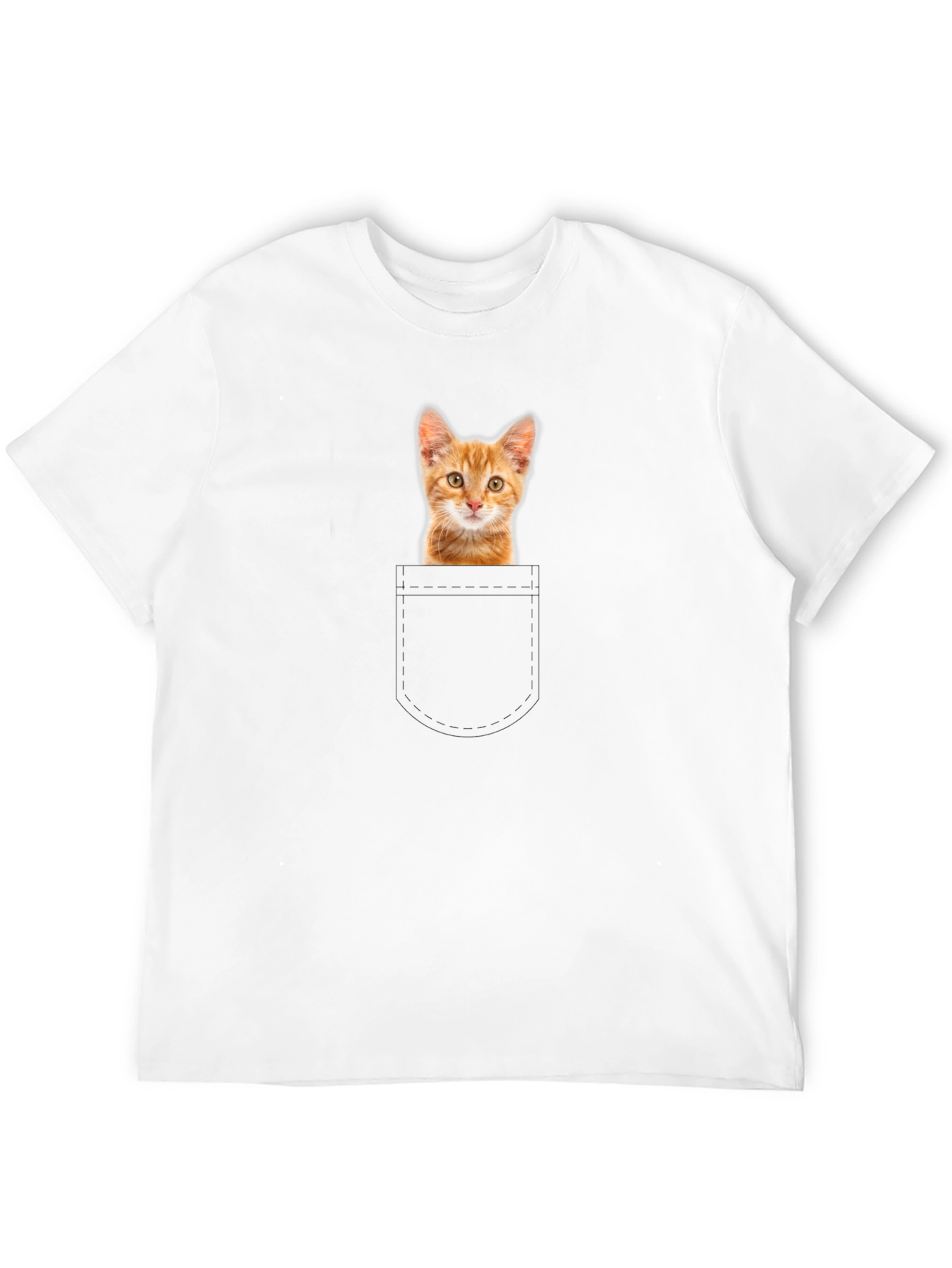 Ginger Kitten Pocket T-Shirt