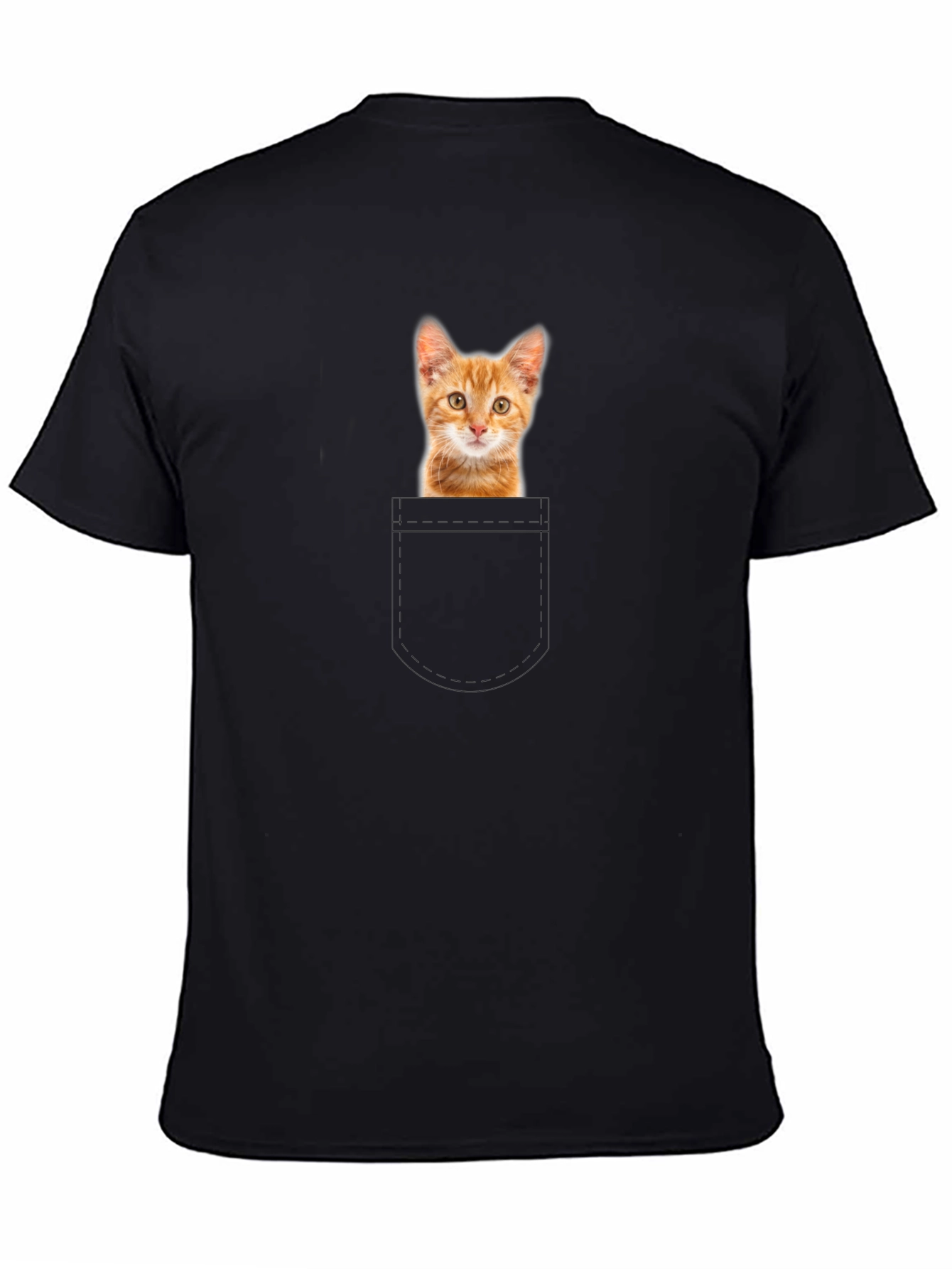 Ginger Kitten Pocket T-Shirt