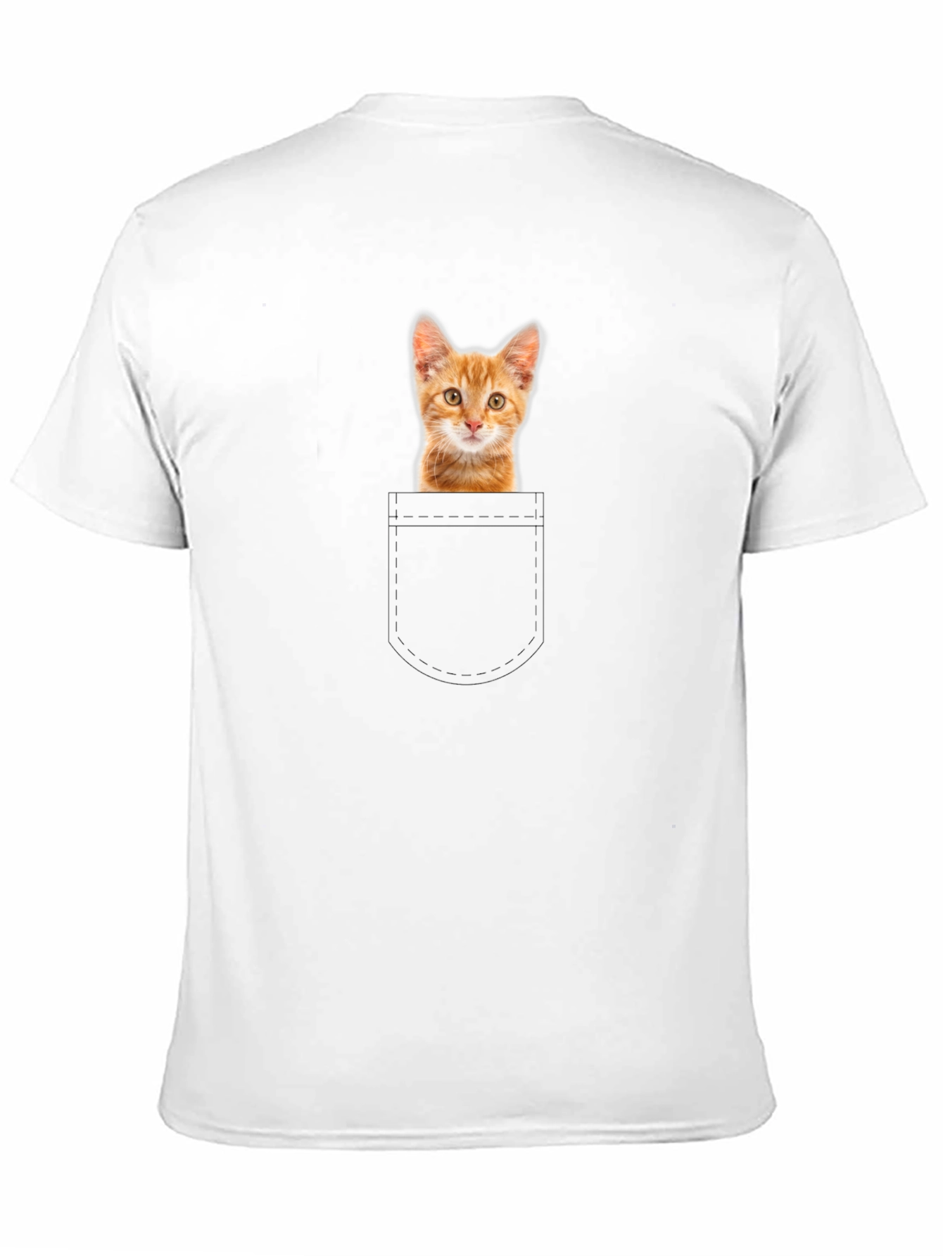 Ginger Kitten Pocket T-Shirt