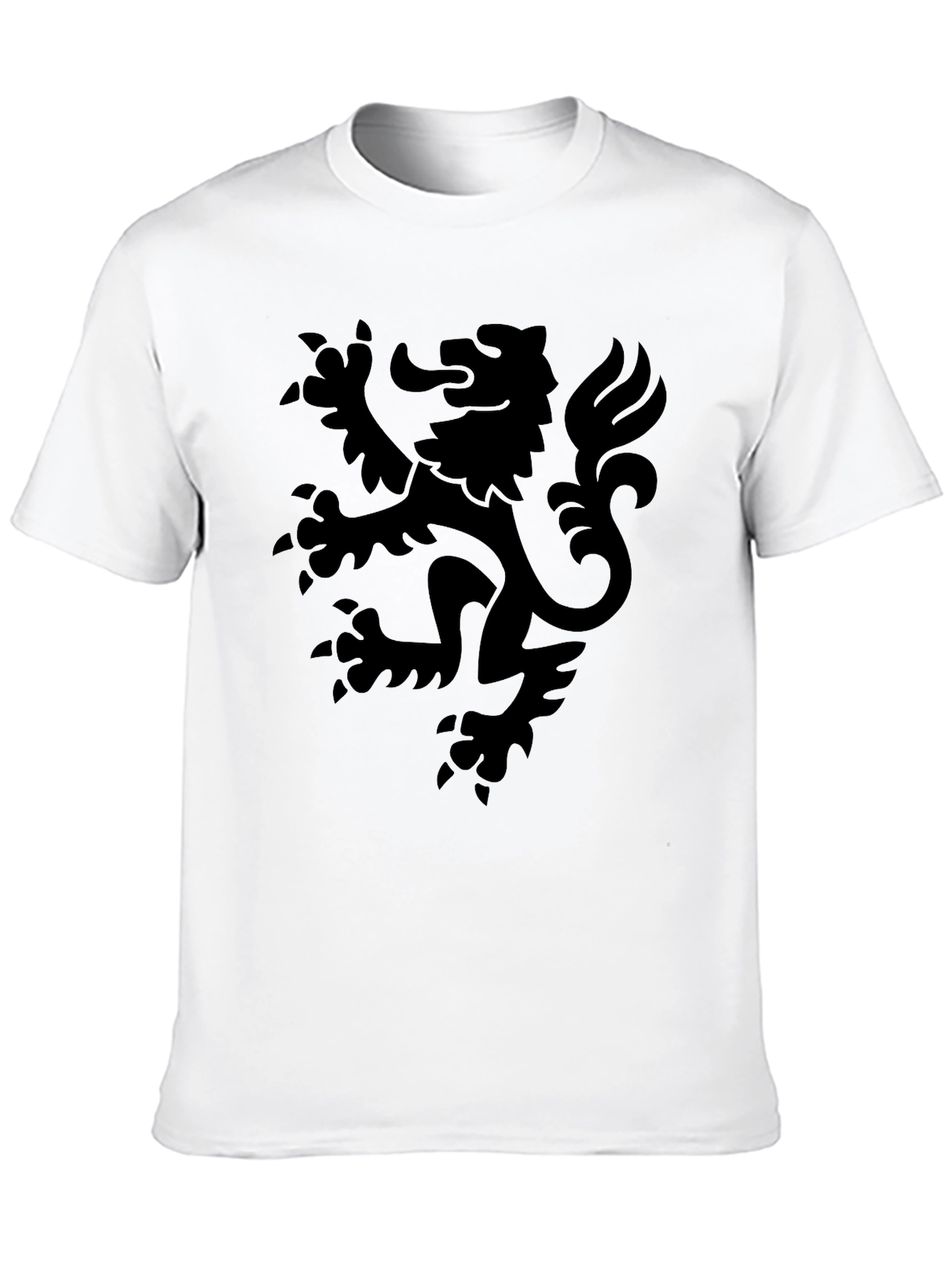 Black Lion Crest Graphic Tee