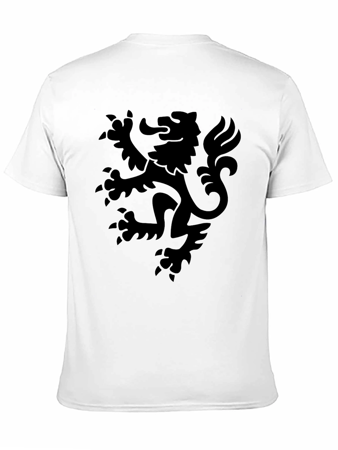 Black Lion Crest Graphic Tee