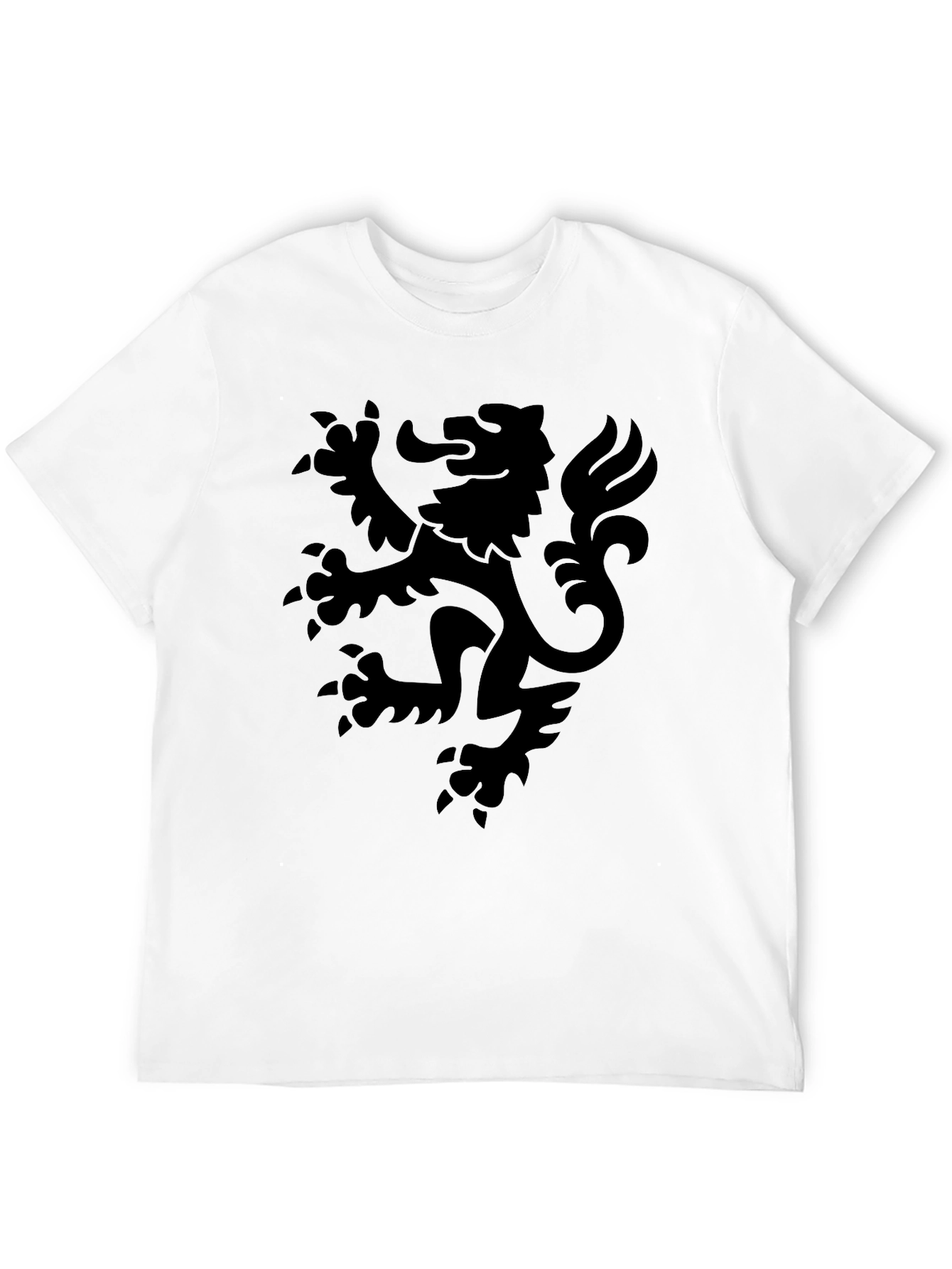 Black Lion Crest Graphic Tee