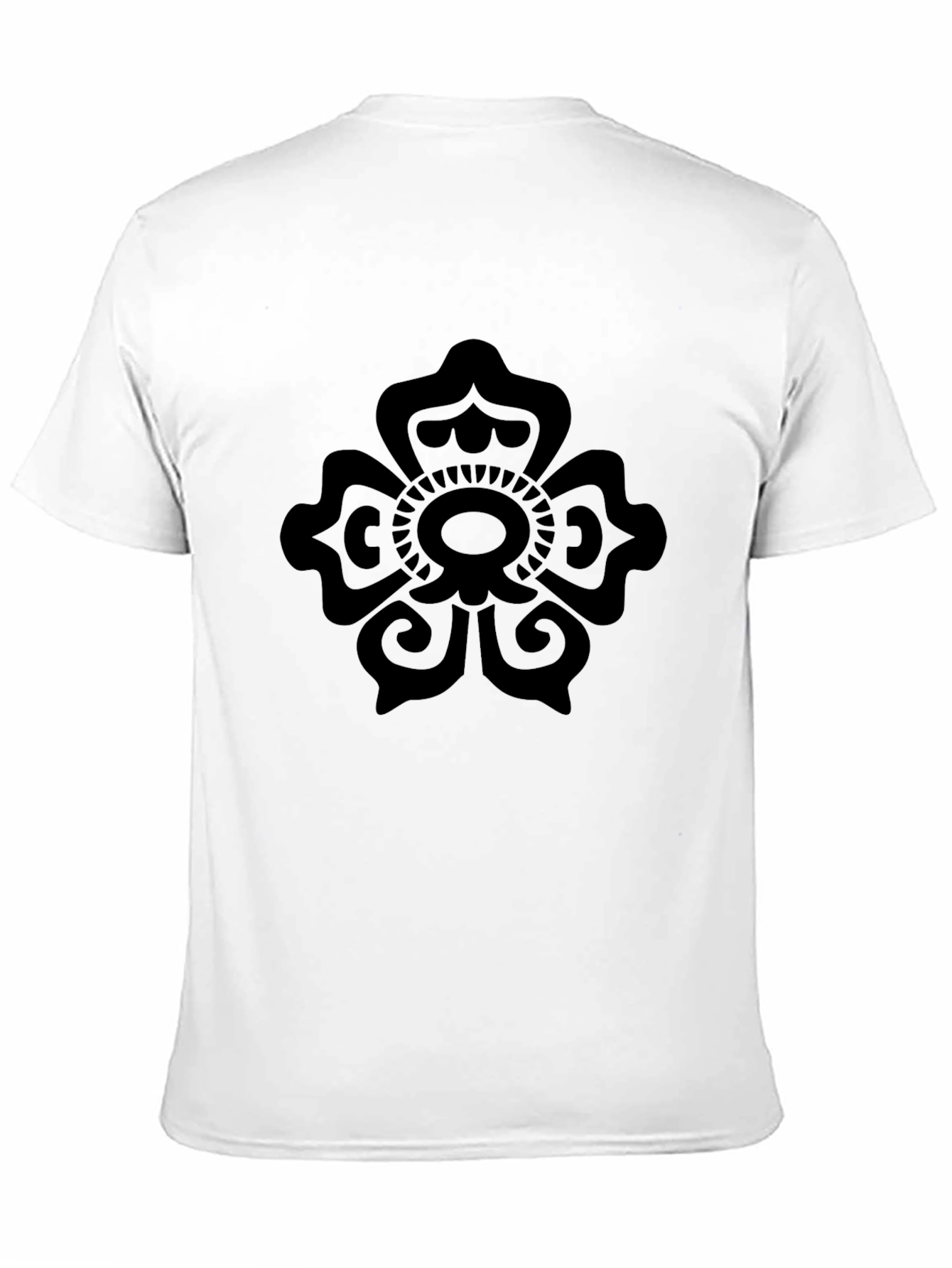 Black Floral Mandala Graphic Tee