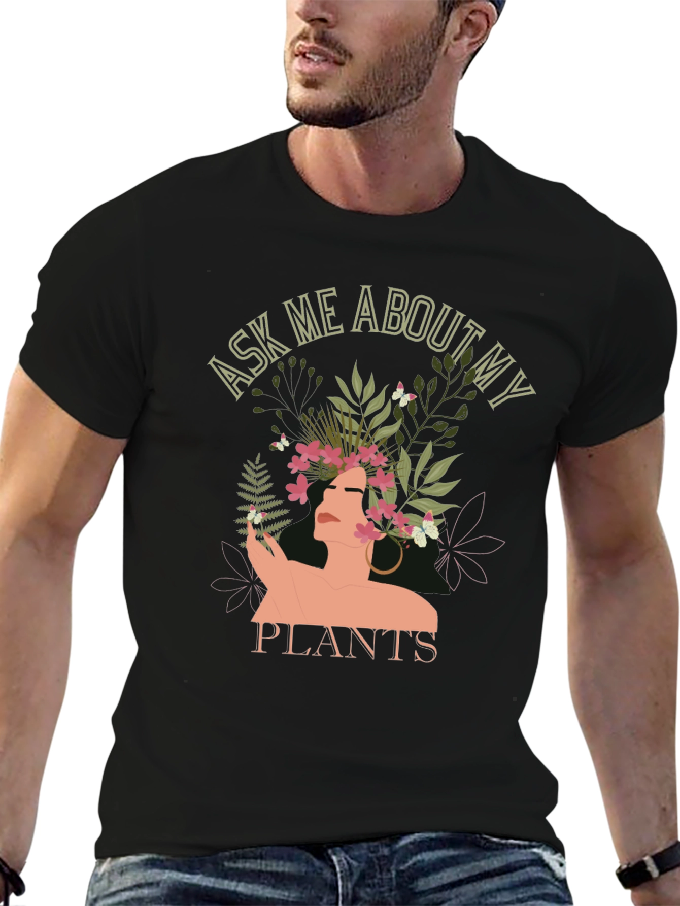 Ask Me About My Plants Graphic Tee