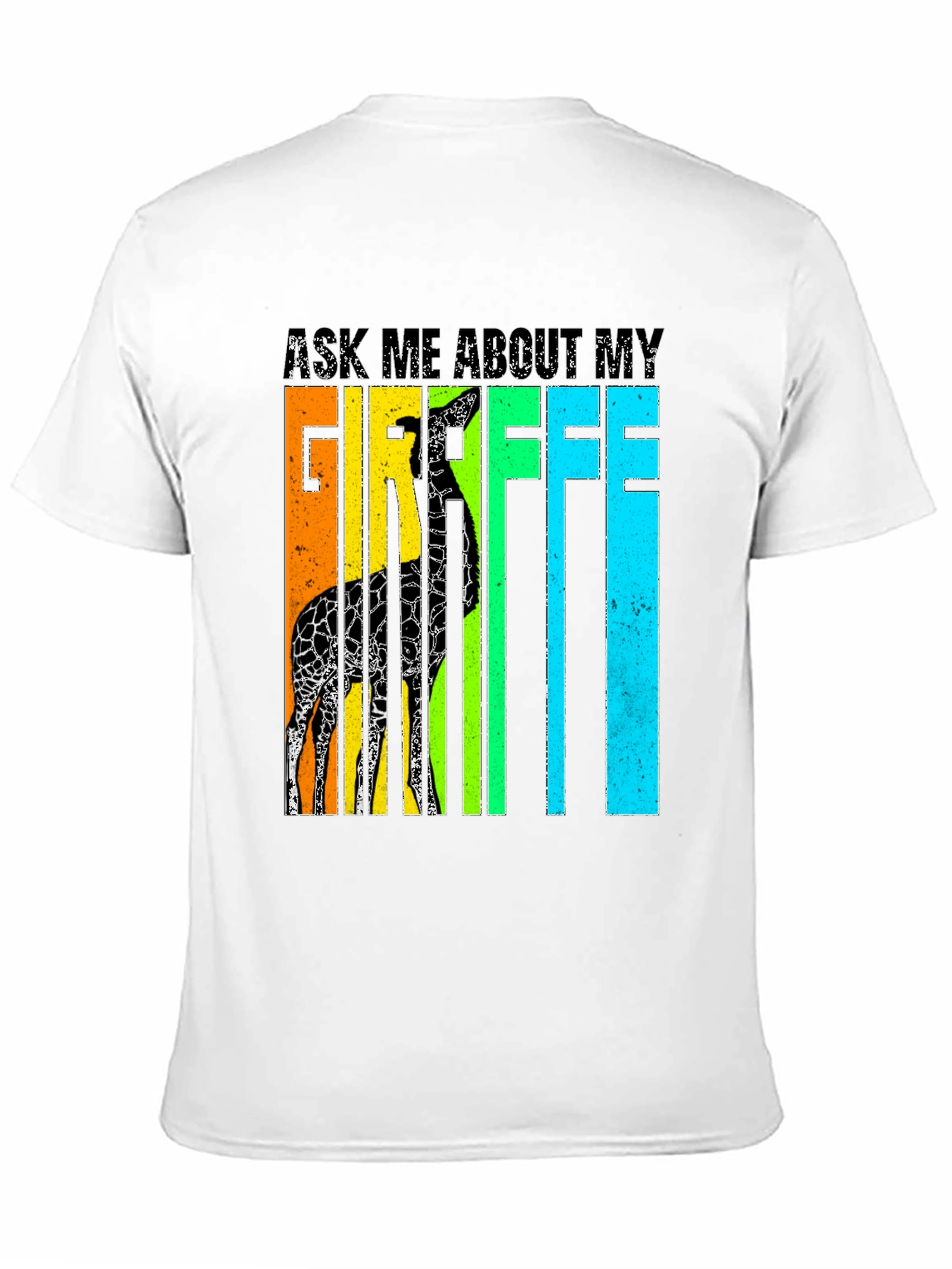 Ask Me About My Giraffe T-Shirt - Novelty Tee