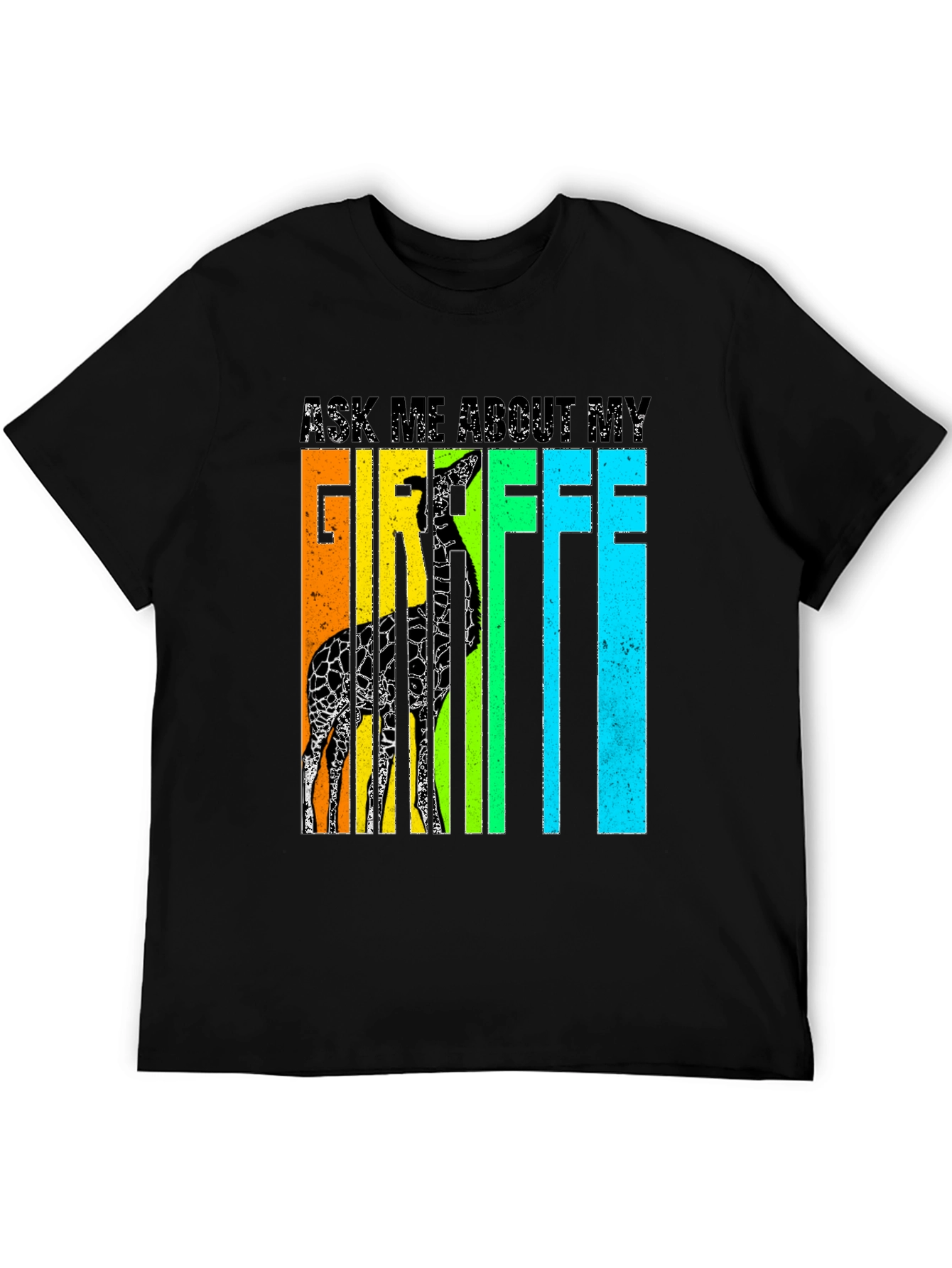 Ask Me About My Giraffe T-Shirt - Novelty Tee