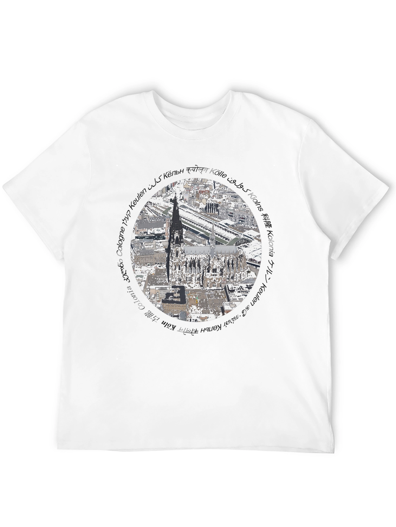 Cologne Cathedral T-Shirt - Architectural Landmark Tee