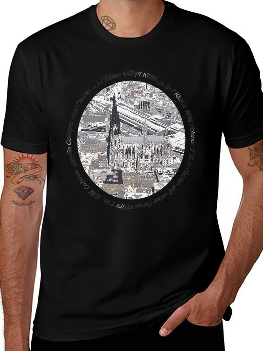Cologne Cathedral T-Shirt - Architectural Landmark Tee