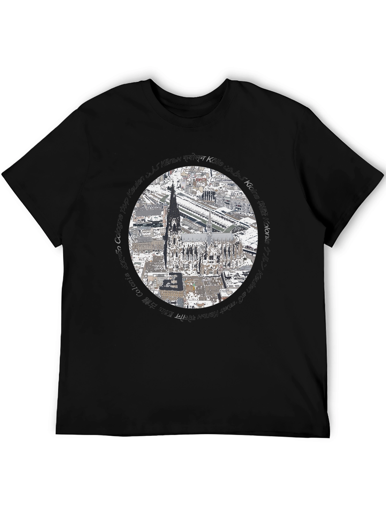 Cologne Cathedral T-Shirt - Architectural Landmark Tee